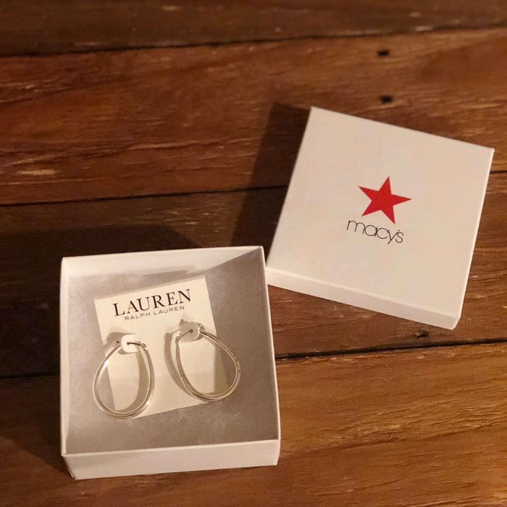 BRAND NEW! Ralph Lauren Hoop Earrings